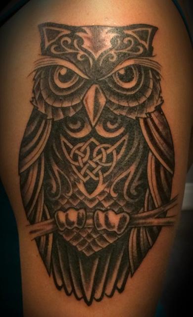 Tattoos - Owl - 106345